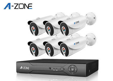 리모트 6 채널 IP CCTV 사진기 장비 2MP 높은 정의 감시 카메라 체계