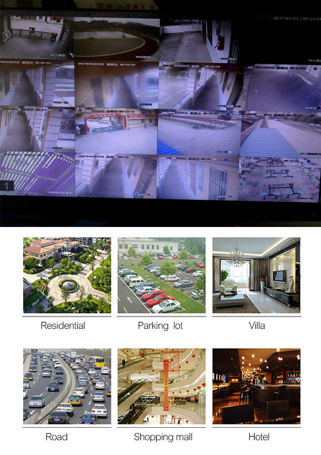 CCTV 도난 방지 시스템을 위한 소형 8CH Nvr Dvr 감시 1080P 그래픽 인터페이스